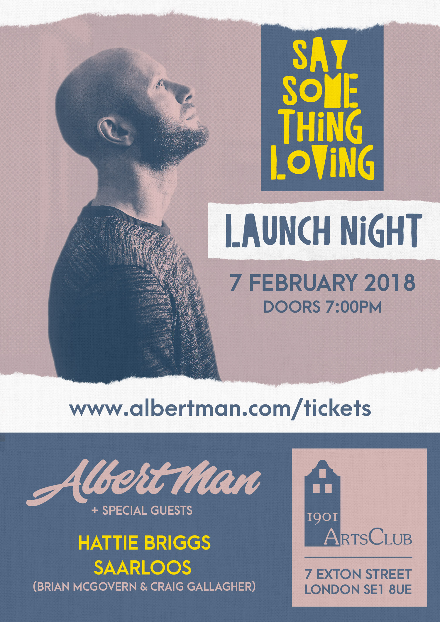 Launch night poster